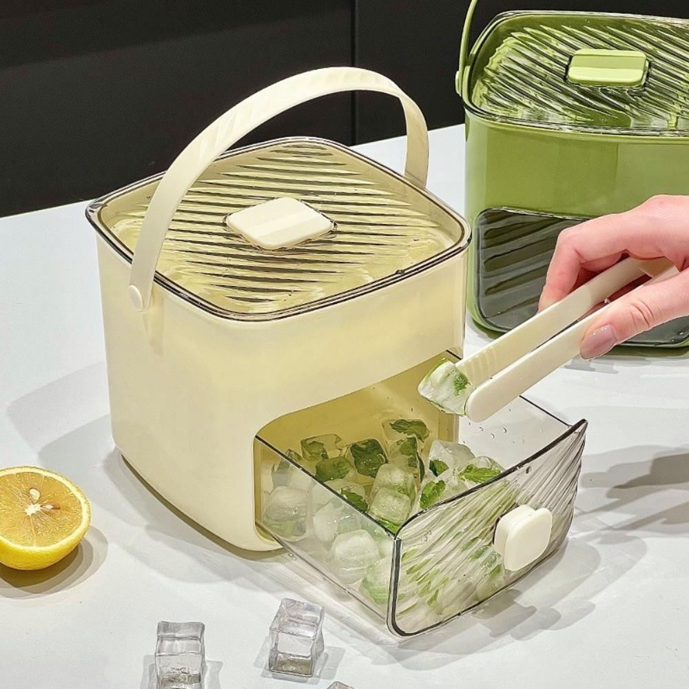 50 Grids Ice Cube Mold Large Capacity Ice Cube Box Durable Ice Cube Maker Refrigerator Storage