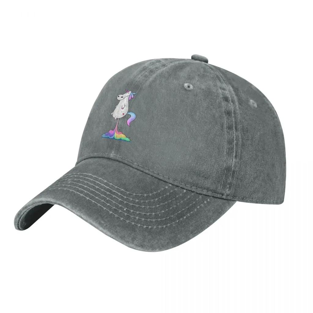 Unicorn Fart Racerback Baseball Cap Cotton Hats Cowboy Caps Unisex