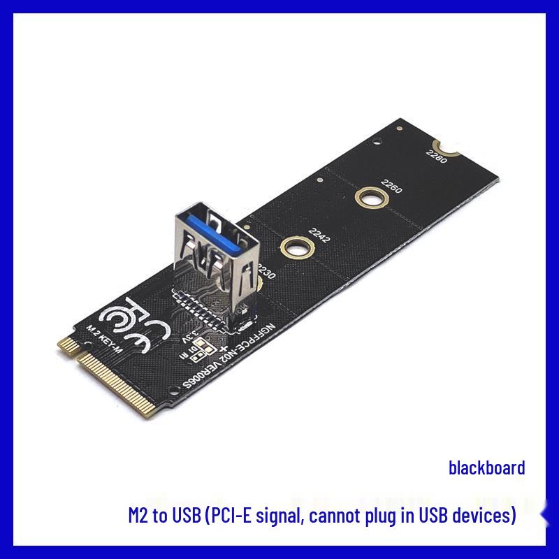 New M.2 Key M to PCIe 4X Card Adapter with NVMe and 4X Signal, LED Indicator
