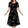 2025 New Floral Graphic Printing Ladies Dress Elegant Midi Dress Summer Dress Plus Size Women's Fashion Clothing