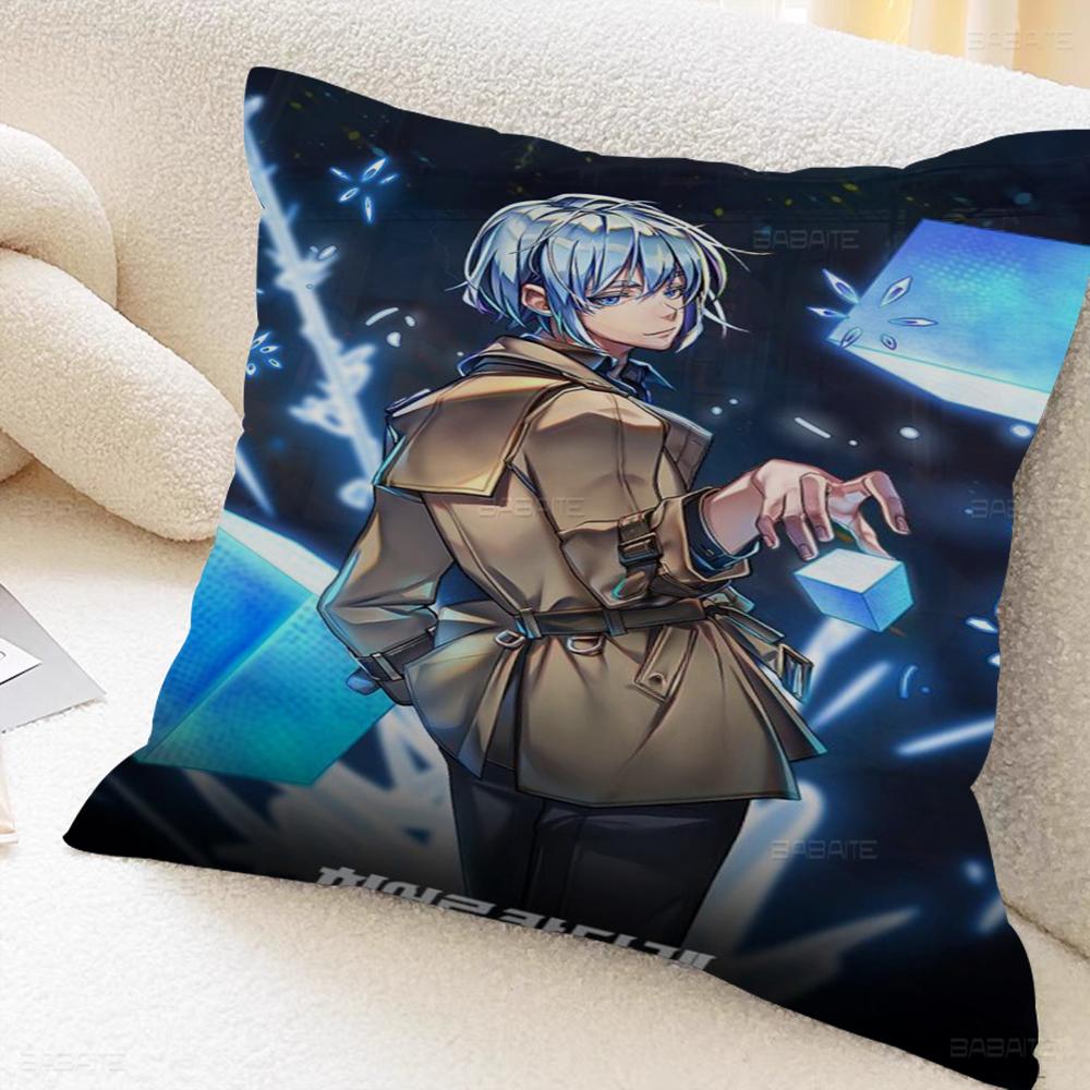 Игровые Подушки Т-Башня Игра Богов Мультяшные Декоративные Для Дивана Дома Двусторонние Короткий Плюш Милые Наволочки