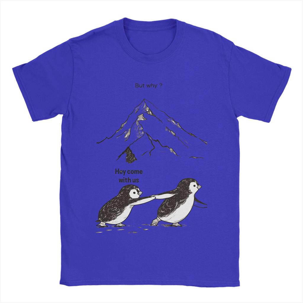 Funny Nihilist Penguin  TShirts Men O Neck 100 Cotton T Shirt  Short Sleeve Tee Shirt Printing Tops