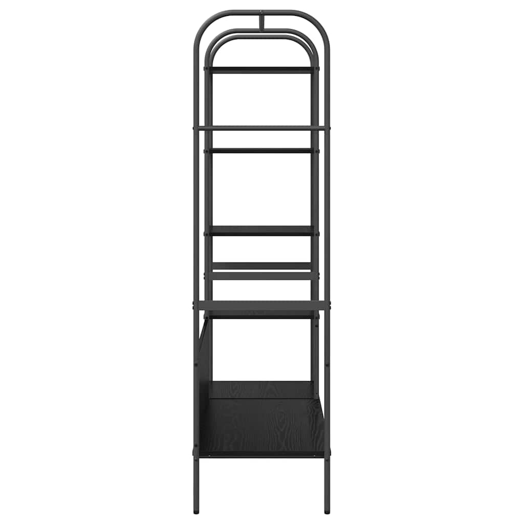 Clothing Rack Black 120 x 44 x 160 cm Engineered Wood