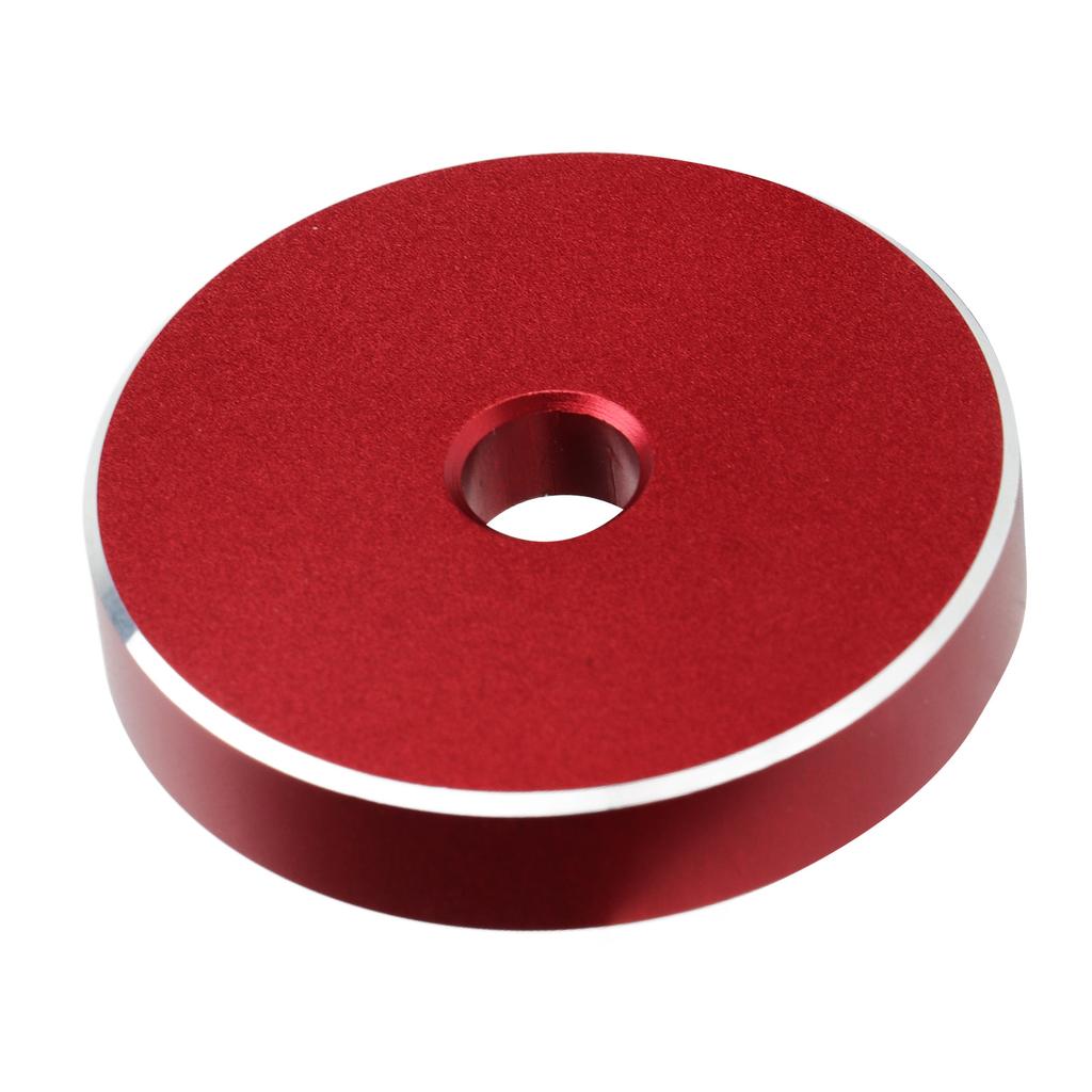 Адаптер для пластинок Алюминиевый проигрыватель пластинок Адаптер для проигрывателя виниловых пластинок RPM Аксессуар для граммофона Красный