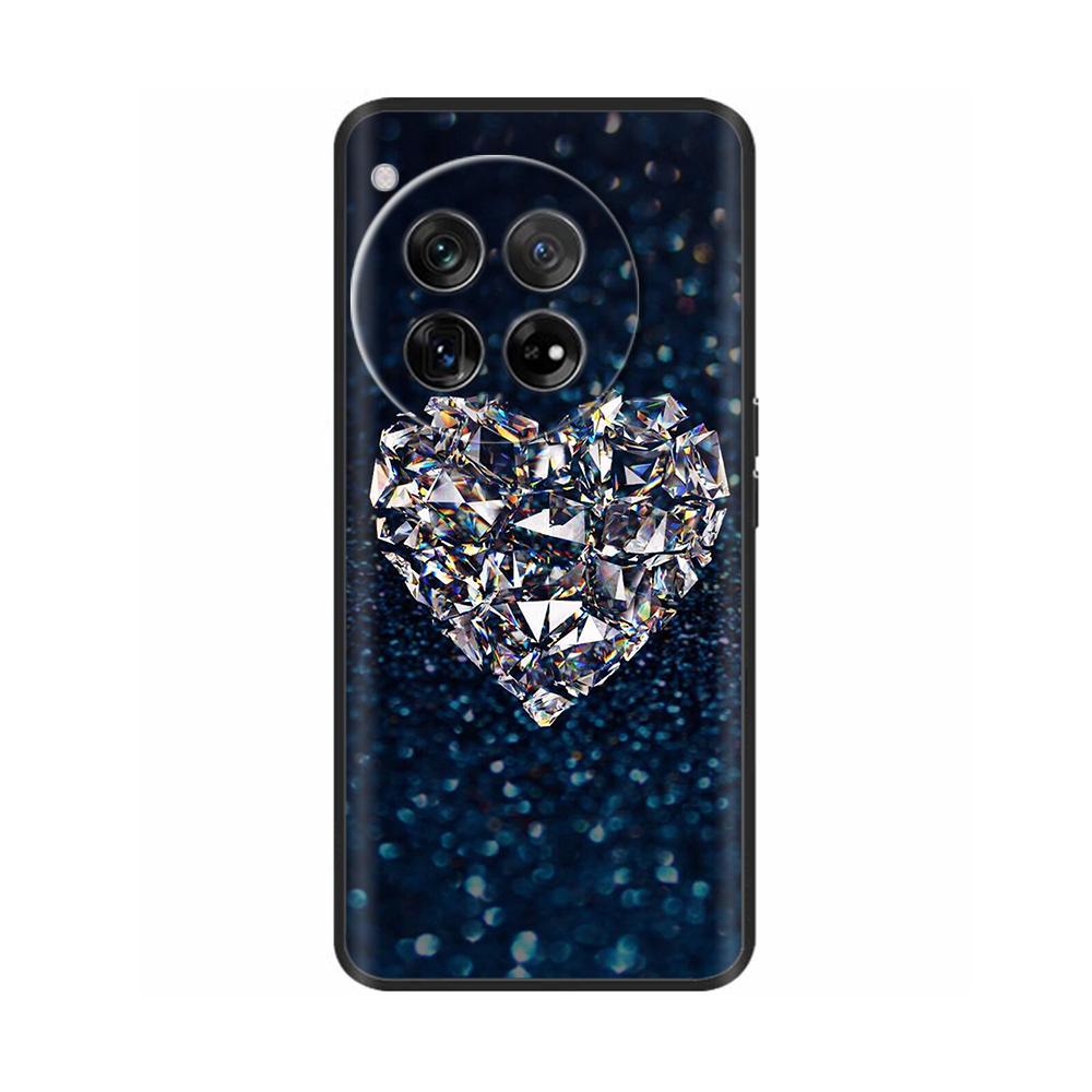 For OnePlus 12 Case Marble TPU Silicone Soft Phone Cases Cover For OnePlus 12 5G CPH2581 6.82" OneMore 12 Colorful Painted Capa