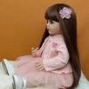 55 см Мягкая силиконовая виниловая кукла Reborn для всего тела для маленьких девочек, красивая Бетти для девочек, принцесса Boneca Reborn, игрушка, реалистичные куклы для детей, рождественские подарки