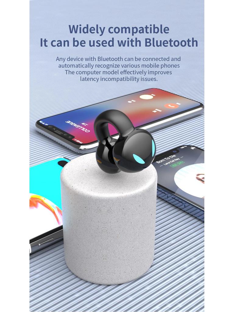 YX03 Bluetooth-зажим для ушей: Беспроводная одноушная гарнитура для бизнеса и спорта