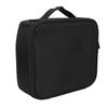 Makeup Train Case Multipurpose Travel Makeup Case with Adjustable Dividers for Women and Girls Black