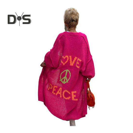 Женский свитер, куртка, легкий термовязаный кардиган, однотонный, с длинным рукавом, элегантное пальто для повседневной носки, работы, шопинга