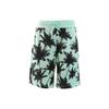 Puma Beach Palm Tree Print Drawstring Straight Shorts Men Bottoms Green 578258-34