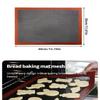 30X40cm Silicone Grill Mat Baking Tray Breathable Cookie Bread Mat Oven Microwave High Temperature Baking Kitchen Tools