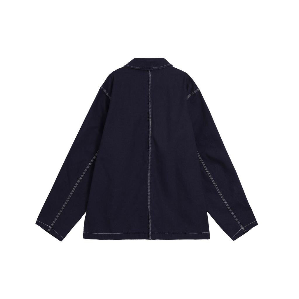 Nike Минималистичный брендовый маленький вышитый логотип удобная спортивная поло повседневная куртка мужские куртки темно-синие FN0357-451