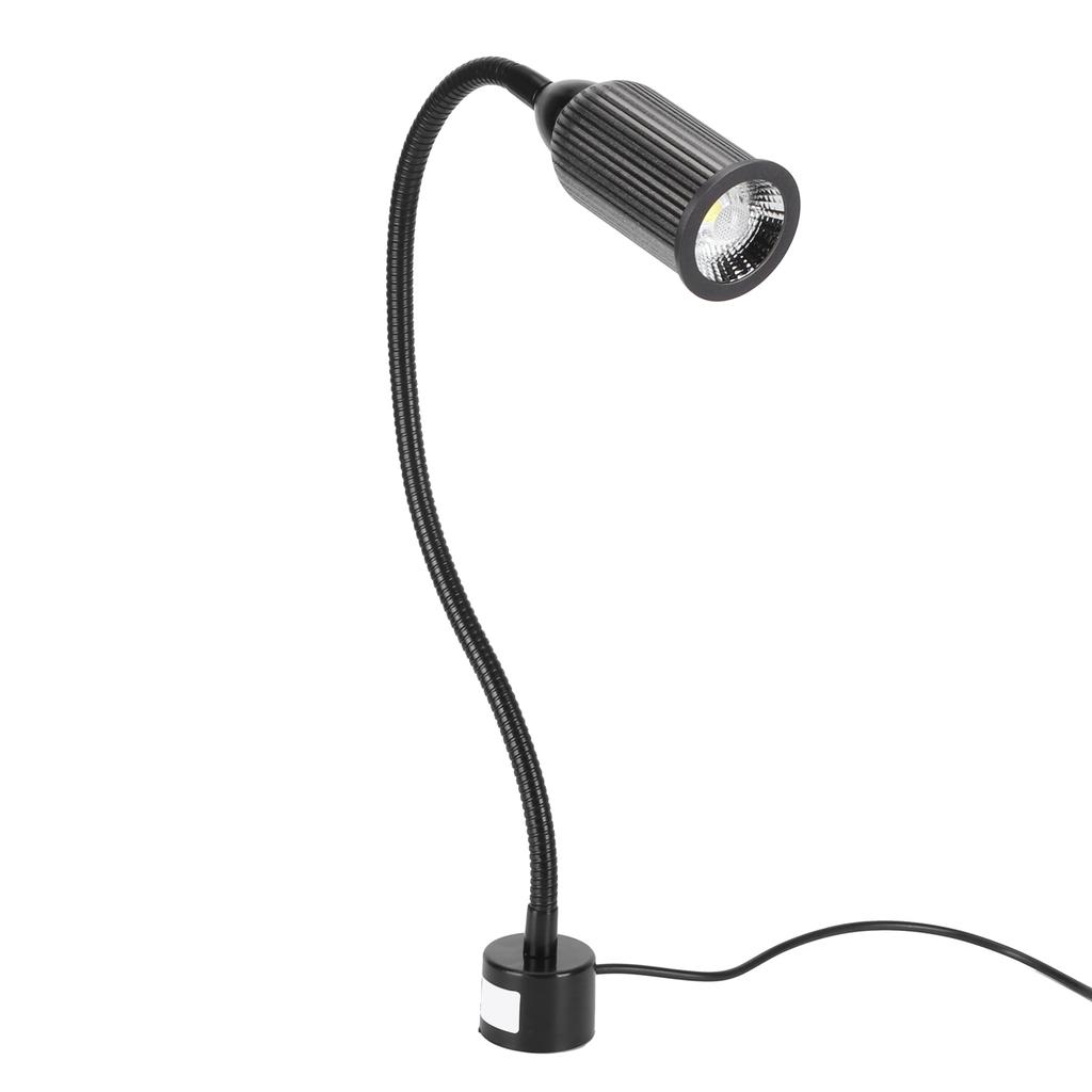 15 Вт светодиодный магнитный рабочий светильник для швейной машины с гибким креплением на гусиной шее для токарных станков с вилкой EU