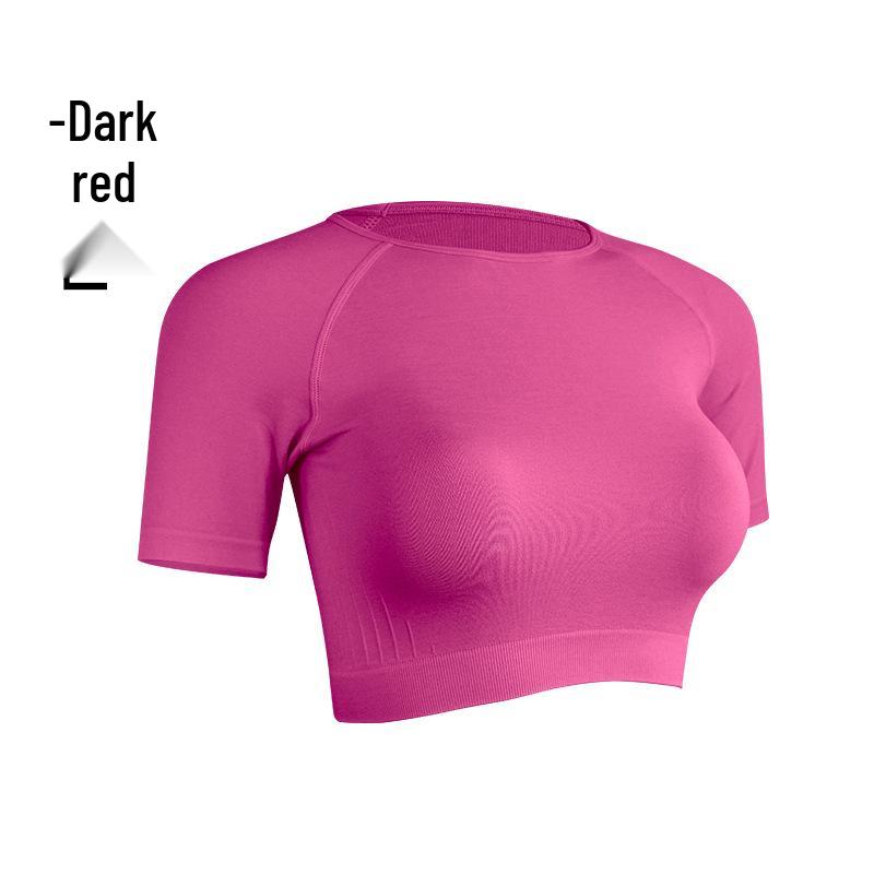 Женский бесшовный плиссированный комплект для йоги из двух частей: Завышенная талия, облегающий крой для фитнеса на открытом воздухе