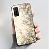 For TCL 205 4187D Case Luxury Fashion Butterfly Flowers Painted Black Soft TPU Silicone Protective Bumper Cover for TCL205 Case