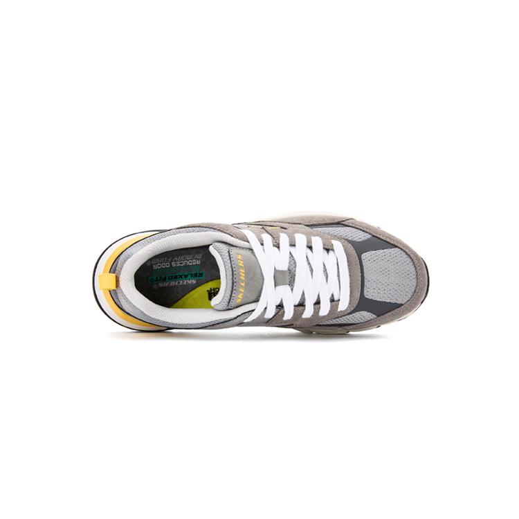 Skechers DLites Удобные Легкие Низкие Беговые Кроссовки Мужские кроссовки Серый 210990-GRY