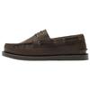 Leather Vintage Suede Trim Casual Sailing Boat Shoes Men Shoes Brown 12409520700
