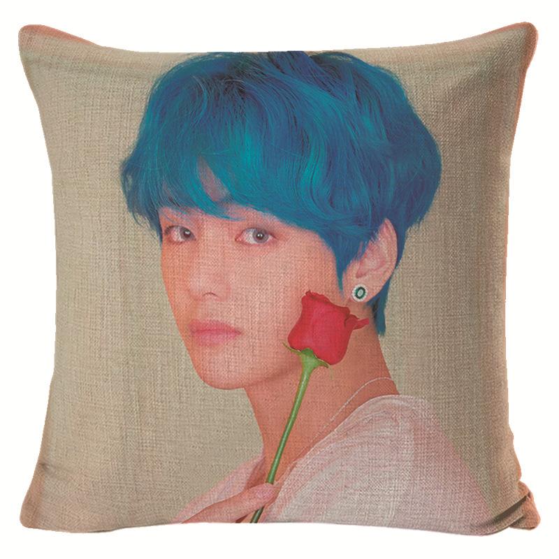BTS Подарок для фанатов Диван Декоративная наволочка Подушка