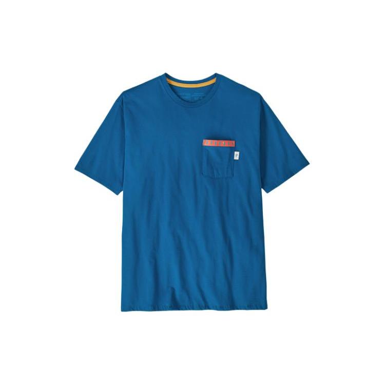 Patagonia Organic T-Shirts Men's Crew Neck Moderate 37734