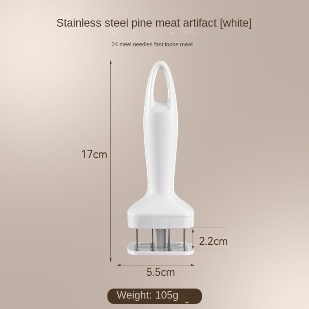 Нержавеющая сталь Отбиватель для мяса 24 острые иглы Мясной молоток Легче в использовании Кухонный инструмент