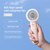 Newstyle Handheld Mini Turbo Fan 100 Wind Speeds Adjustable 4000mAh Batteries Cold Compress Mini Personal Fan USB Charging Fan
