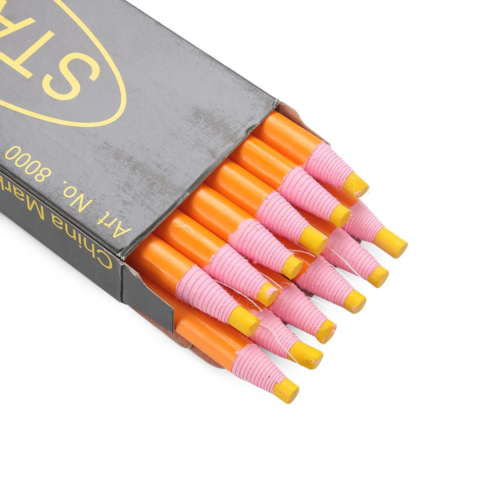 12 шт., без вырезов, лоскутная ткань, стираемый карандаш для одежды, маркер, ручка, портной, мел, принадлежности для портнихи