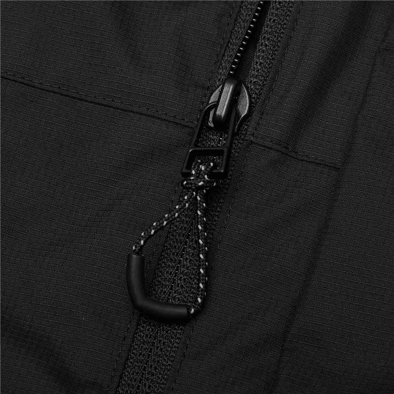 Puma Мужская черная ветрозащитная куртка с капюшоном и светоотражающим логотипом, спортивная одежда для улицы 848287-01