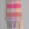 Tonglu Plaid Scarf New Imitation Cashmere Mohair Autumn and Winter Women's Warm Shawl