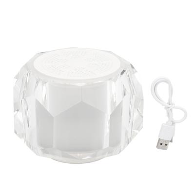 Ночной светильник Bluetooth-динамики с диапазоном 33 фута и 7-цветной светодиодной подсветкой, небольшой портативный беспроводной