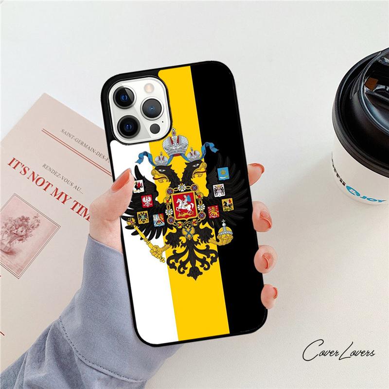 Чехол для телефона с флагом и гербом России для iPhone 17 Air 14 15 16 13 12 Чехол для Apple iPhone 17 Air 11 Pro Max Plus Coque