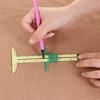 5 в 1 Скользящая линейка Скользящий измеритель DIY Швейная Швейная Пэчворк Линейка Многофункциональная Пластиковая Линейка для рисования Бытовая