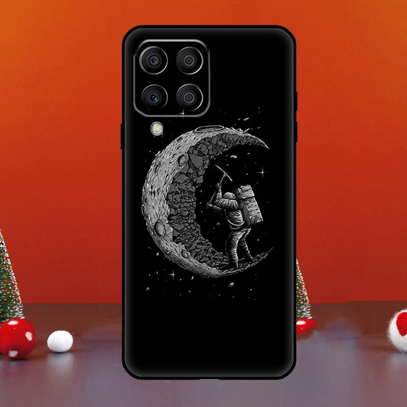 Эстетичный Космический Лунный Астронавт Для Samsung Galaxy M33 M13 M35 M53 M11 M21 M31 M55 M15 M14 M34 M54 M12 M32 M52 M06 M16 Чехол