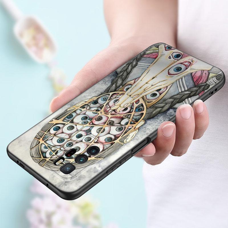 Чехол для телефона Shintaro Kago с рисунком ужасов для Xiaomi Redmi Note 7 8 9 10 Lite 11 11E 11T 12 Pro 11S 4G 10T 5G 8T 9S 10S