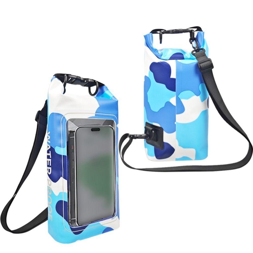 2L PVC Clip Messenger Bag Outdoor Cell Phone Bag New Swimming Waterproof Bag