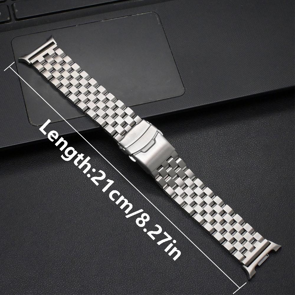 Прочный браслет из нержавеющей стали для Samsung Galaxy Watch 8 Classic 46мм 44мм 40мм Металлический ремешок-браслет для Galaxy Watch Ultra 2025