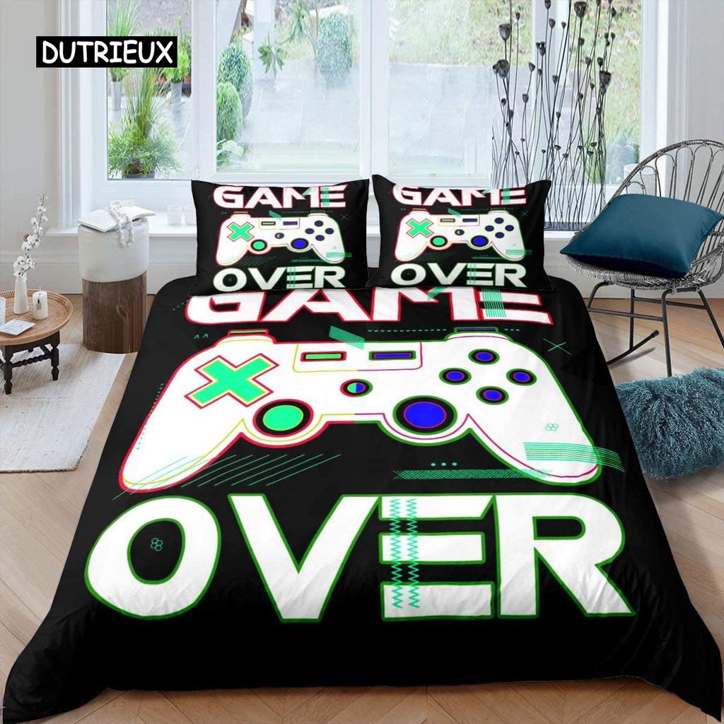 Gamepad Comforter Cover R Bedding Set Teens Video  Duvet  for Youth Kids Boys Modern  Controller Bedspread