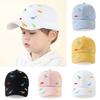 Повседневная бейсбольная кепка для малышей, регулируемая детская кепка на открытом воздухе, детская солнцезащитная шляпа для мальчиков и девочек