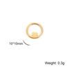 5pcs/lot Small DIY Charms for Jewelry Making Stainless Steel Cute Cross Planet Map Round Pendant for Earring Necklace Bracelet