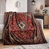 1Pc Persian Rug Blanket Soft And Comfortable Casual Warm Camping Travel Christmas Halloween Xmas Gift M924592