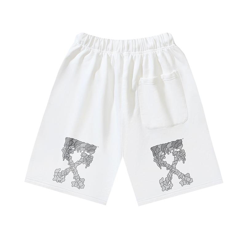 1213 Off-White Весна/Лето 2026 Новые Мужские и Женские Повседневные Свободные Шорты с Принтом Растворенной Стрелы OW