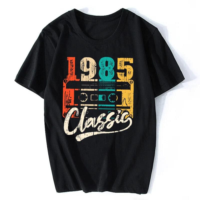 Funny 1985 Vintage Birthday Gift T Shirt Birthday Gift Men Women Girls Mom Wife