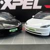 1:32 Модель Tesla Model 3 Сплав Модель автомобиля Симуляция Звук и свет Игрушечная машинка с инерционным механизмом Металлическая машинка Коллекция для мальчиков Украшения Подарок