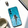 Whale Pattern Phone Case For Samsung Galaxy A73,A72,A71,A70,A53,A52,A51,Others Soft Black Cover