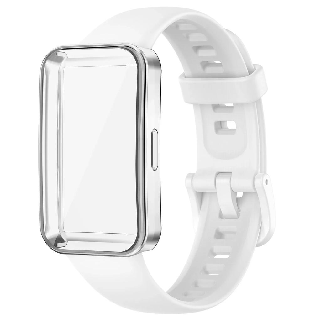 Силиконовые ремешки для часов для Huawei Band 9, сменный ремешок для Huawei Band 8, браслет Correa, аксессуары для защиты экрана
