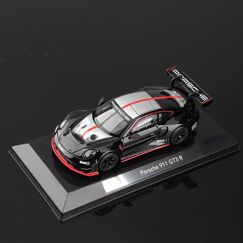 AKEZM1 Bburago 1:43 Porsche 911 GT3 R Alloy Race Car Model Racing Diecast Vehicles Toy