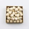 10 Pieces Wooden Bead for Crafts Handmade Round Beads for Jewelry Making
