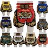 Muay Thai Thai Kick Boxing Shorts Fight Boxer MMA Training Martial Art Satin 8