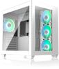 Корпус ПК RAIJINTEK PAEAN C7 WHITE TG4 ATX, совместимый со средней башней, закаленное стекло, двухкамерный дизайн, оснащен 4 вентиляторами 12025ARGB (0R20B00235)