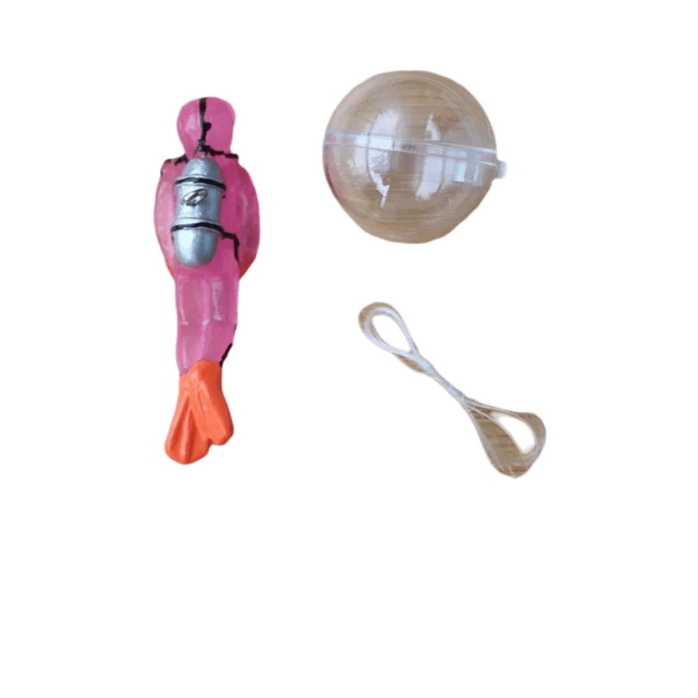 Маленький плавающий шар Декорация для аквариума Симуляция дайвера Подводное украшение Подводный мир