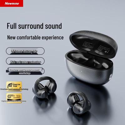 Беспроводные Bluetooth-наушники-клипсы Newmine LY81 с открытым ухом и костной проводимостью